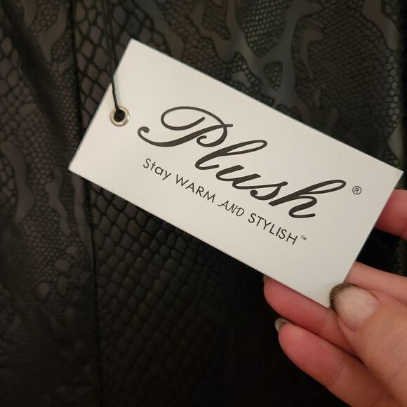 Plush Cozy Comfy Loungewear Leggings Pants Snake Print Size Small - Picture 4 of 9